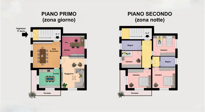 Piano primo e secondo